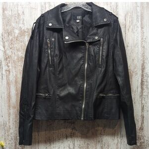 Women's Kut From The Kloth Faux Leather Jacket Size Large